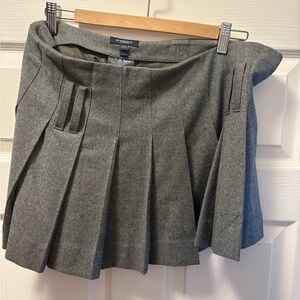 Burberry Gray Skater Skirt